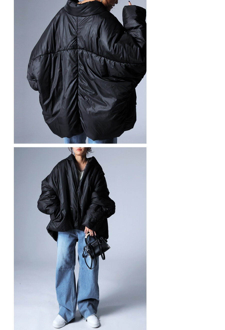 ドルマン 中綿ジャケット レディース アウター 送料無料・メール便不可