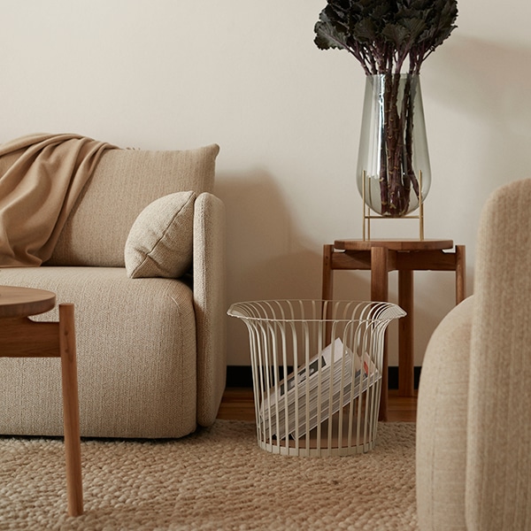 Audo Copenhagen リボンバスケット アイボリー | BRAND,Audo