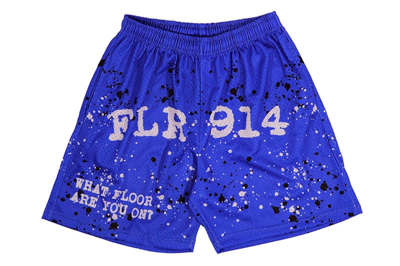 FLOOR 914 MIDNIGHT BLUE SPLATTER SHORTS | すべての商品