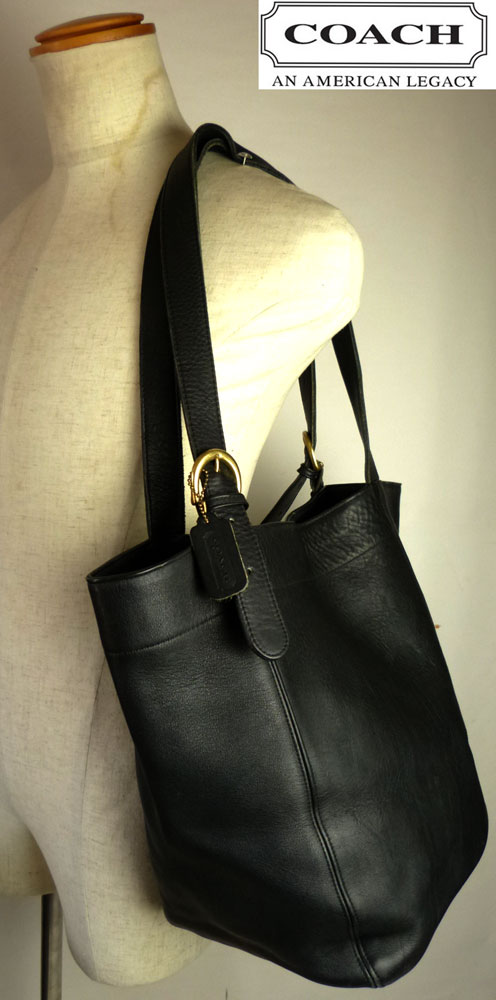 USA製オールドコーチ 本革レザー トートバッグ / ハンドバッグ OLD