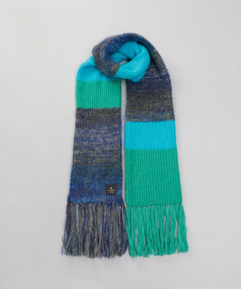 LANVIN en Bleu （ランバン オン ブルー）】モコモコロングニット