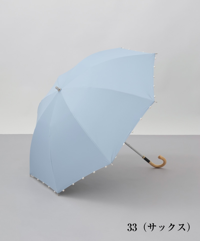 WEB限定】パール晴雨兼用傘（1段スライドショート）東レ サマー