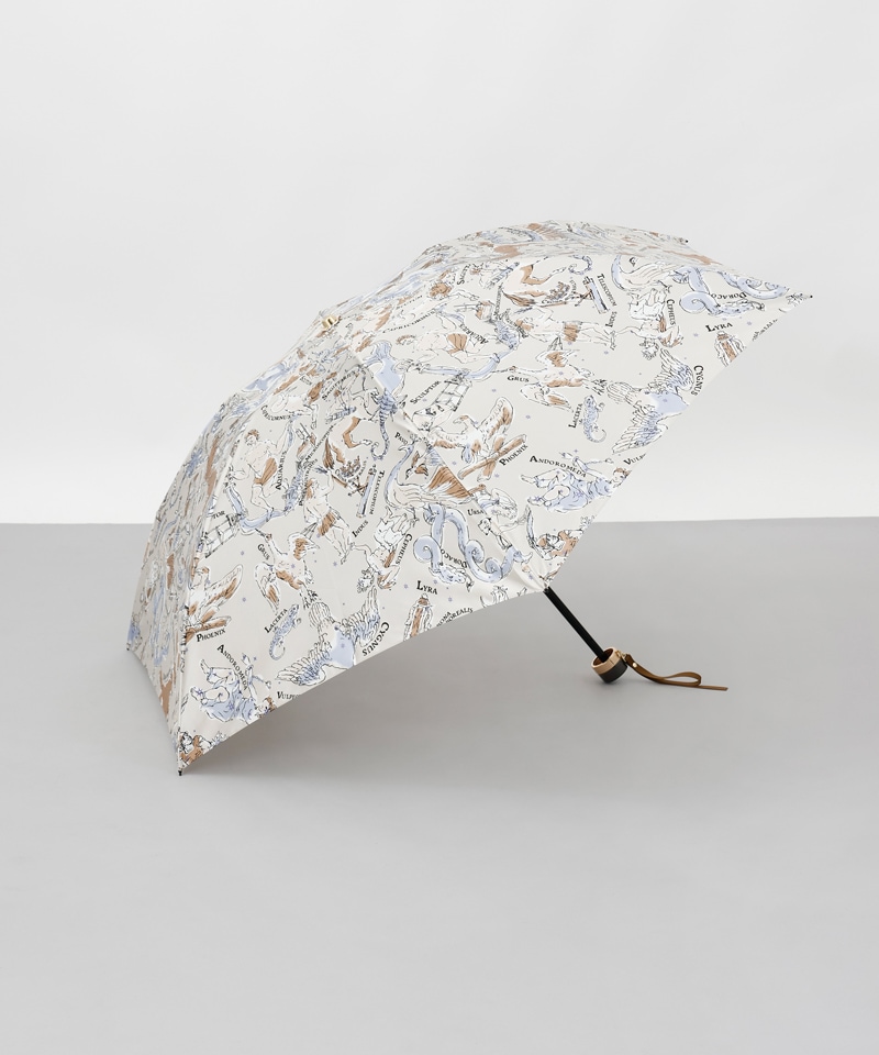 Beaurance （ビューランス）】星座プリント雨傘（折りたたみ傘