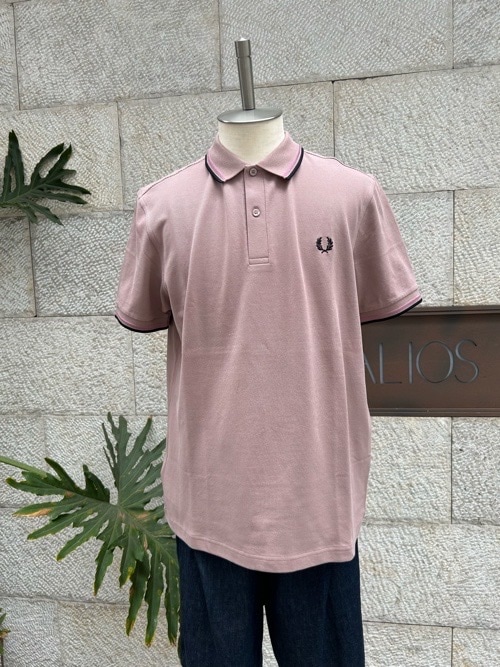FREDPERRYツインティップ ポロシャツ M3600 PINK フレッドペリー