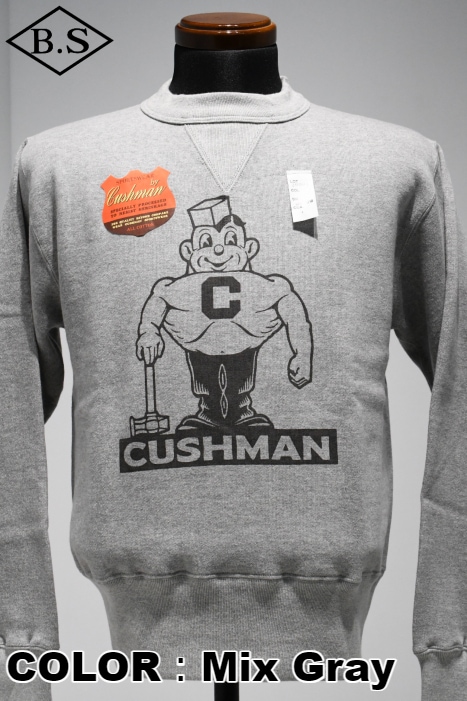 CUSHMAN / クッシュマン CUSHMAN スウェット 26901P PRINT SET-IN