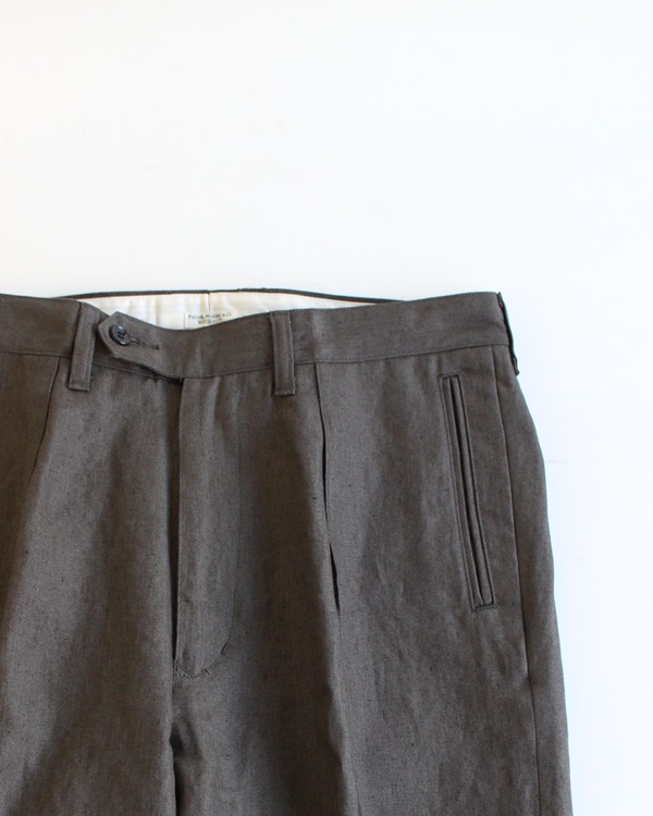 PHIGVEL フィグベル｜LINEN PIN TUCK TROUSERS リネンピンタック