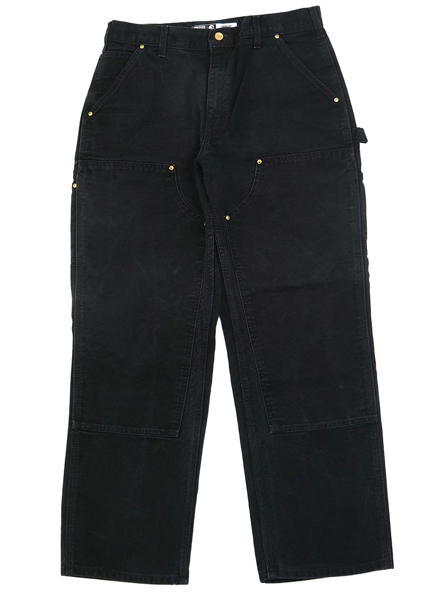 カーハート ダブルニー ダックペインターパンツ ブラック 表記(34x30