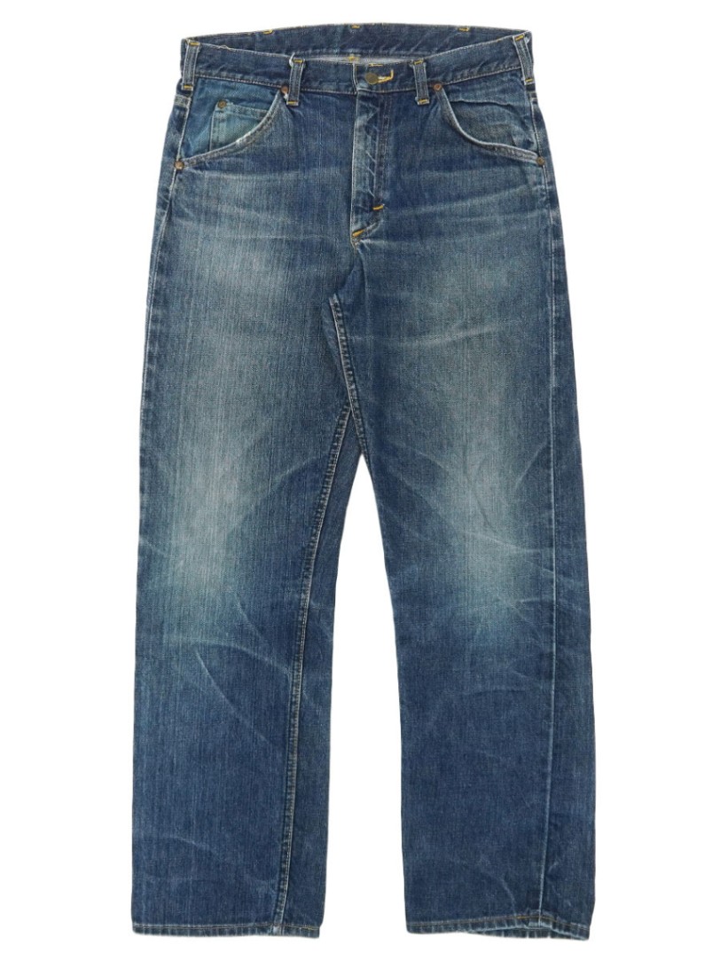 70's～ Lee 200 デニムパンツ ヒゲ ハチノス 良色落ち 実寸(33x30位