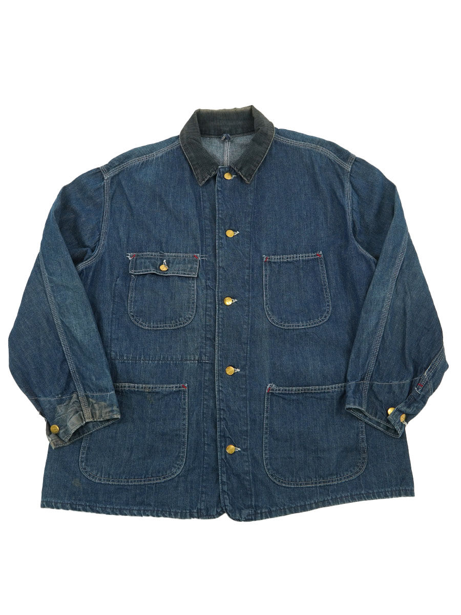 70's～ カーハート 襟コーズ デニムカバーオール 実寸(XL位) | すべて