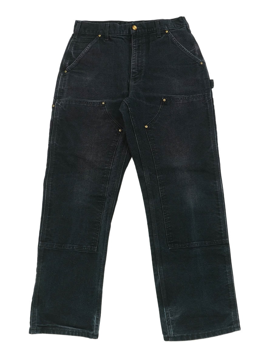 USA製 カーハート ダブルニー ダックペインターパンツ ブラック 表記