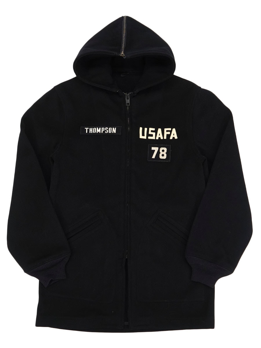 70's U.S AIR FORCE ''USAFA 78'' カデットコート 表記(SMALL LONG