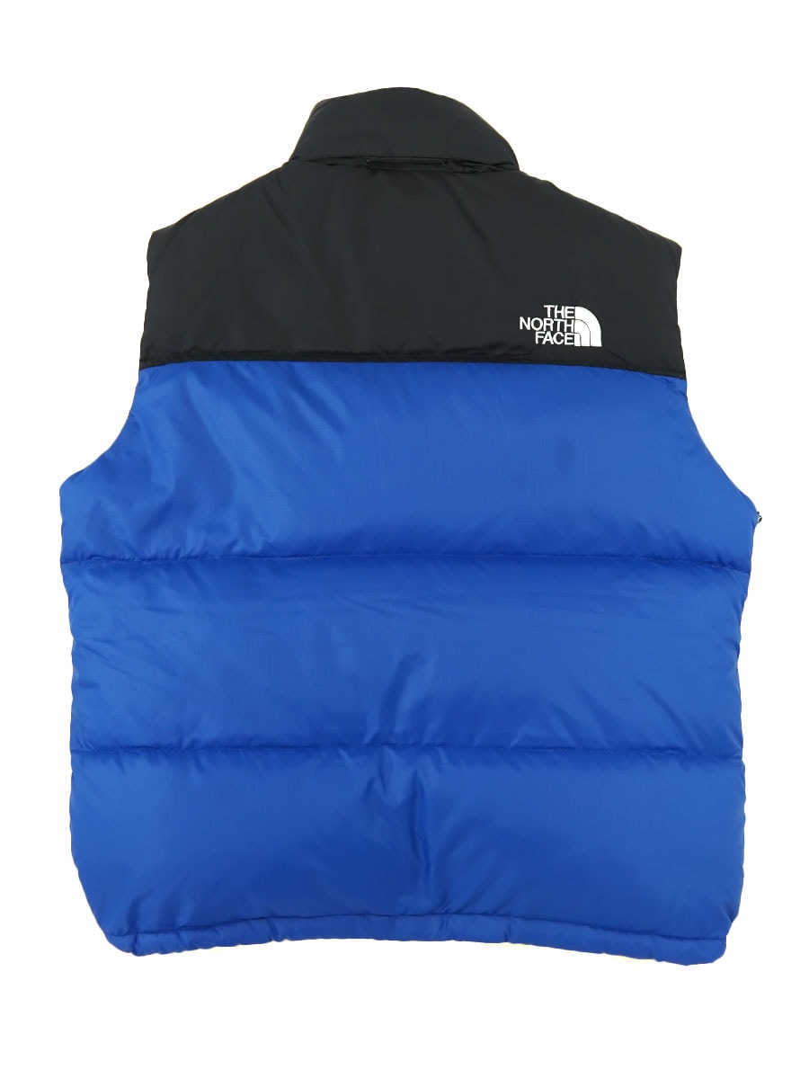 90's～ THE NORTH FACE ヌプシベスト 青×黒 表記(L) | すべての商品