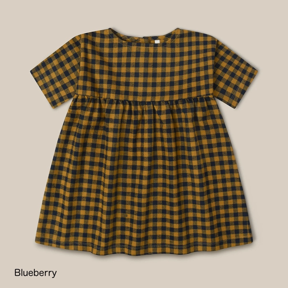 ワンピース キッズ ベビー オーガニックズー ギンガムチェック Organic