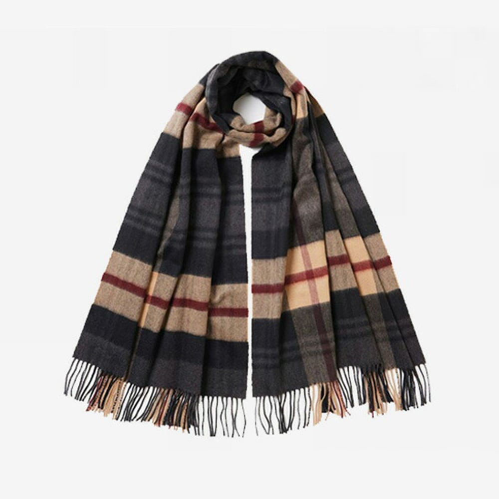 イニシャル刺繍可能 ストール 大判 厚手 ジョンストンズ カシミア