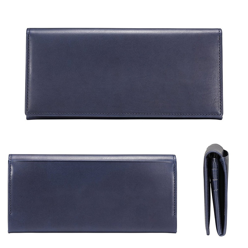 豊岡財布 craftsmanship 長財布 小銭入れあり AI（藍） 勝色 男性