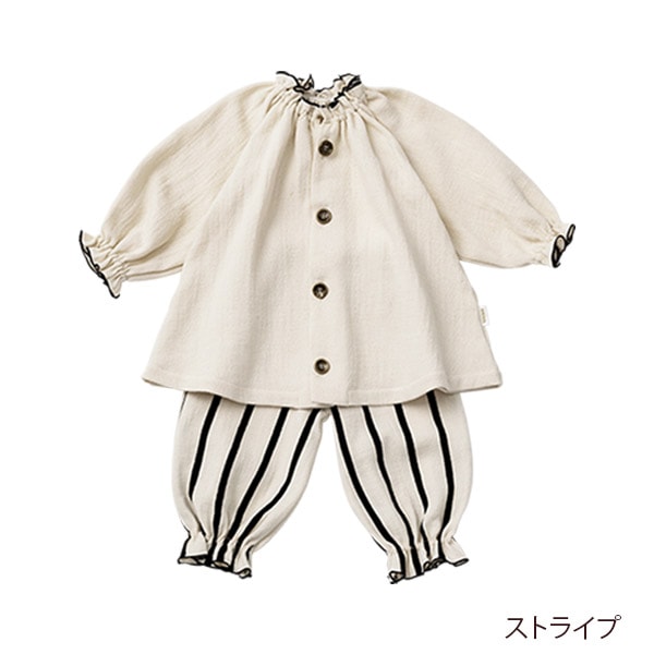 マールマール MARLMARL ルル ナイトウェア ストライプ (70-80cm