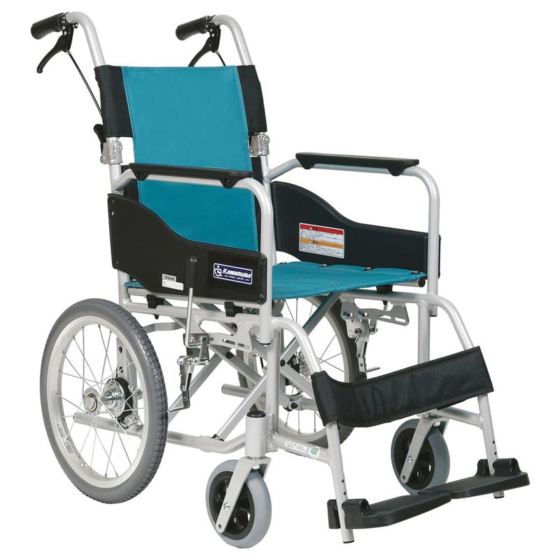 介助用車椅子 BML16-40SB 前輪7インチ・ノーパンクタイヤ・介助