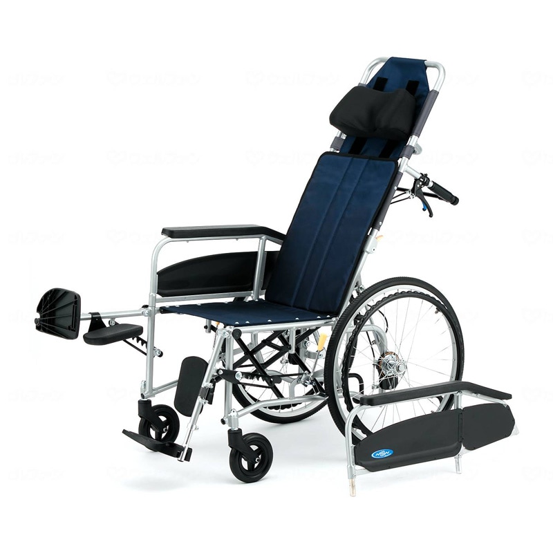NEO-3α 自走用 リクライニング式 車椅子 肘掛け着脱 ノーパンクタイヤ