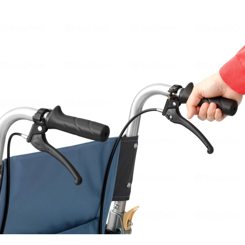 NEO-2β 介助用車椅子 背折れ式 介助ブレーキ付 ノーパンクタイヤ仕様