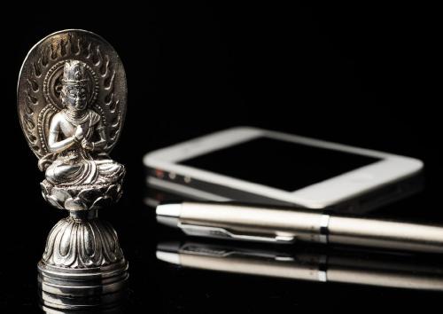 仏像】大日如来 - 銀製 伝統工芸『高岡銅器』謹製 | 日本の手技,高岡