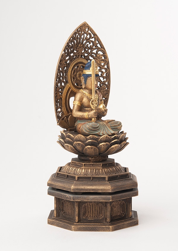 仏像】虚空蔵菩薩 丑・寅年の守護本 尊身丈2寸 古美彩色仕上げ | 干支