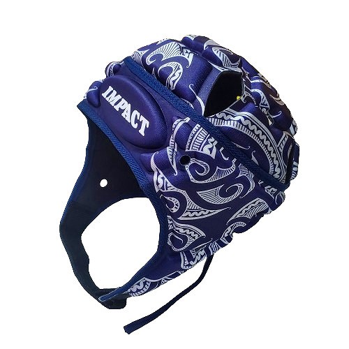 IMPACT インパクト マオリ ネイビー ラグビー ヘッドキャップ
