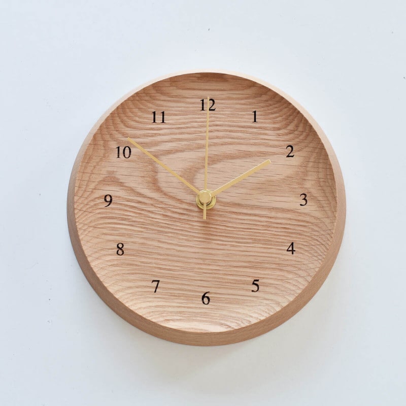 JUPITER WALL CLOCK / 無垢材の壁掛け時計｜CATAWARA（カタワラ）