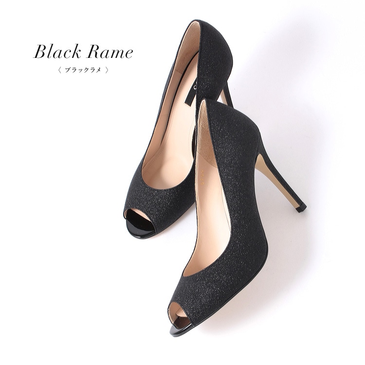 COMEX パンプス ハイヒール オープントゥ ヒール9cm コメックス 日本製