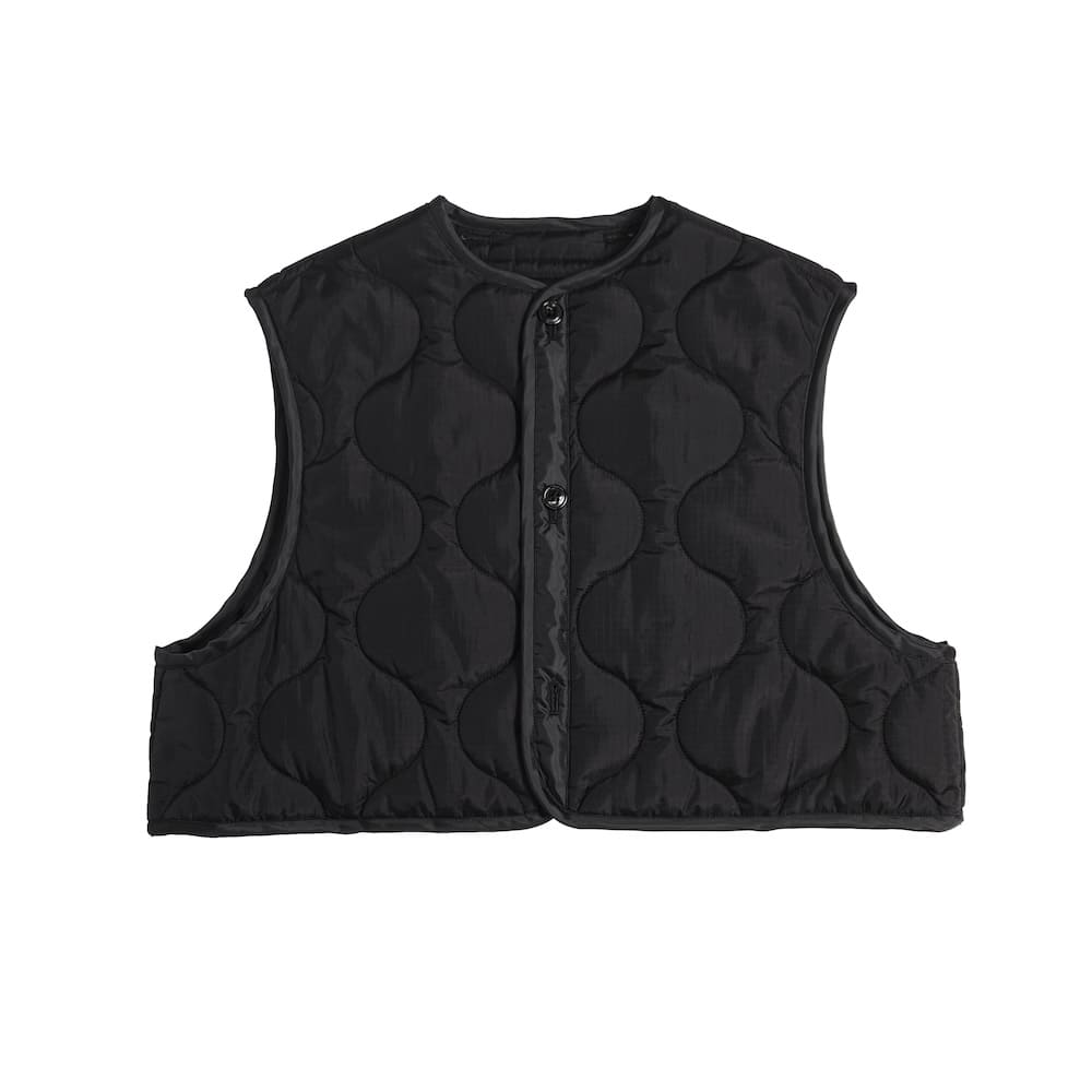 SALE】HYKE(ハイク) QUILTED CROPPED VEST - COLDBECK ONLINE（コール