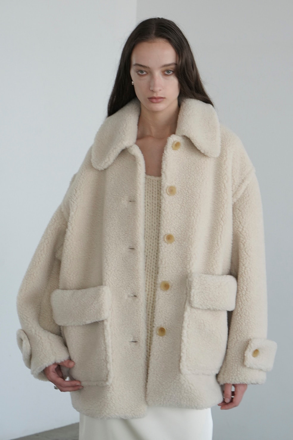 SALE】CLANE(クラネ) RIDGE POCKET BOA OVER COAT - COLDBECK ONLINE