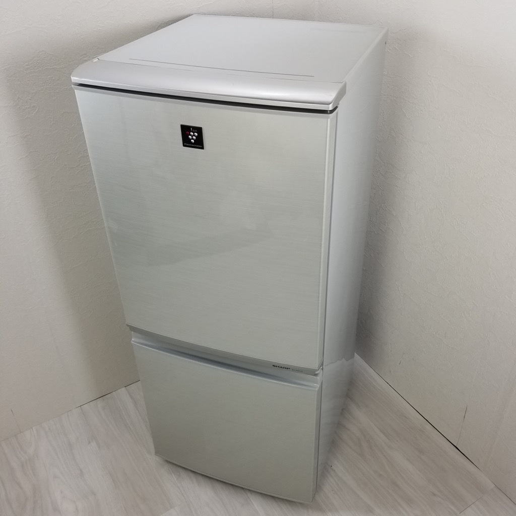 中古 プラズマクラスター冷蔵庫 シャープ 自動霜取りファン式 つけかえ