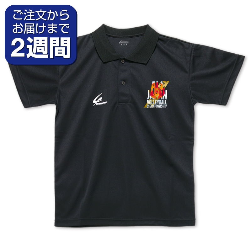 サクラ（前面プリントポロシャツ/バレー） | 定番デザインウェア