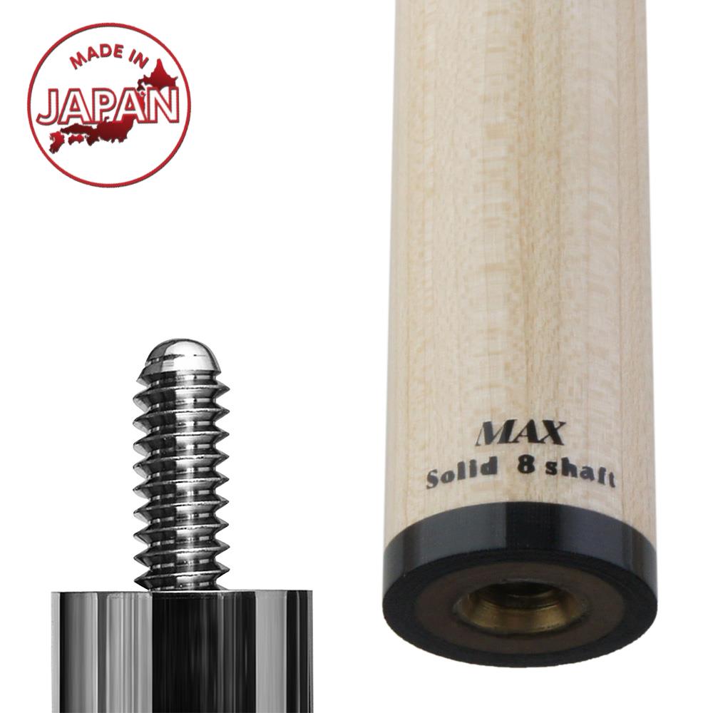 アダム Solid 8 Maxシャフト 14山 黒無地｜ビリヤード 通販 キュー