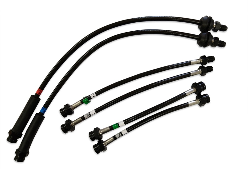 アバルト500、595，695用ステンレスメッシュブレーキホース