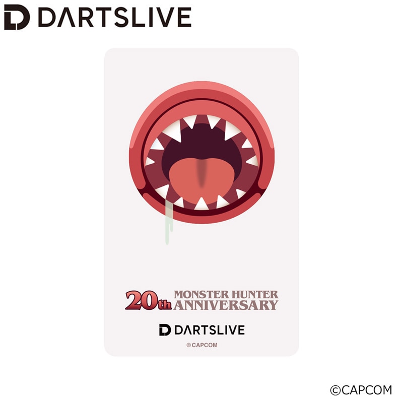 モンスターハンター 20周年 DARTSLIVEカード　3点セット イーカプコン |MONSTER HUNTER 20th ANNIVERSARY COLLABORATION DARTS