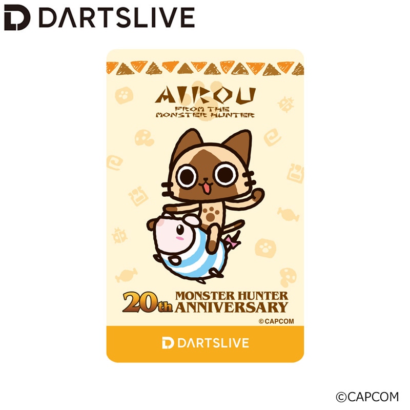 MONSTER HUNTER 20th ANNIVERSARY COLLABORATION DARTSLIVE CARD