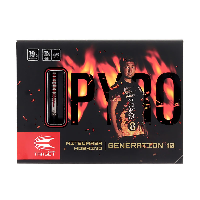 パイロG10 MAX☆PYRO 星野光正プロモデル　ターゲット ターゲット パイロ G10 MAX 19g タングステン95% 星野光正選手(PYRO