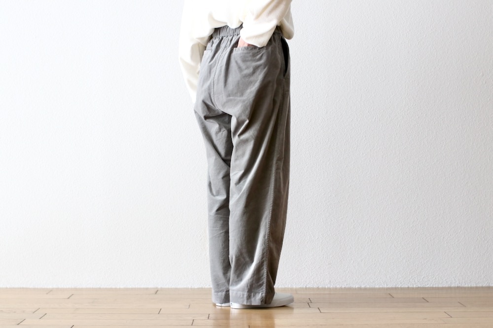 WOMEN'S】TOUJOURS（トゥジュー）“Easy Field Trousers -GARMENT DYE
