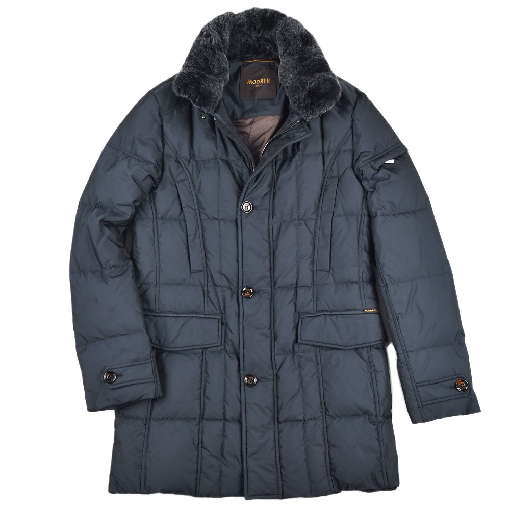 MOORER ムーレー VALENTE-KM2 ポリエステル ラビットファー ダウン