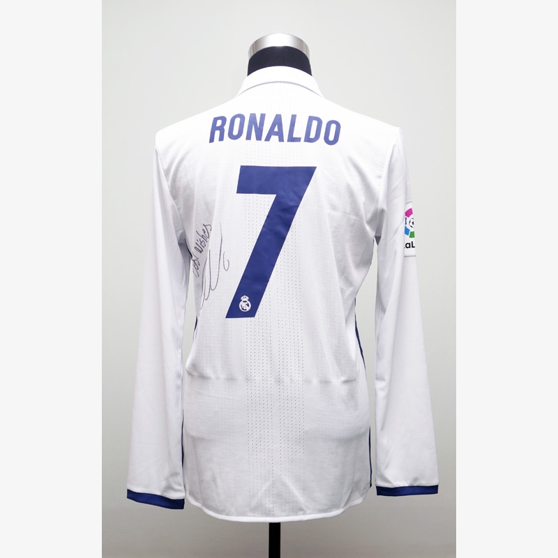 17-18 レアル・マドリード 7番 RONALDO 長袖 シャツ ロナウド 17/18