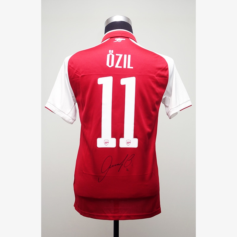 エジル直筆サイン入りアーセナル17/18ホームユニフォーム | THE DUGOUT