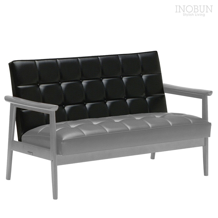 カリモク60 Kチェア 2シーター モタレパーツ スタンダードブラック