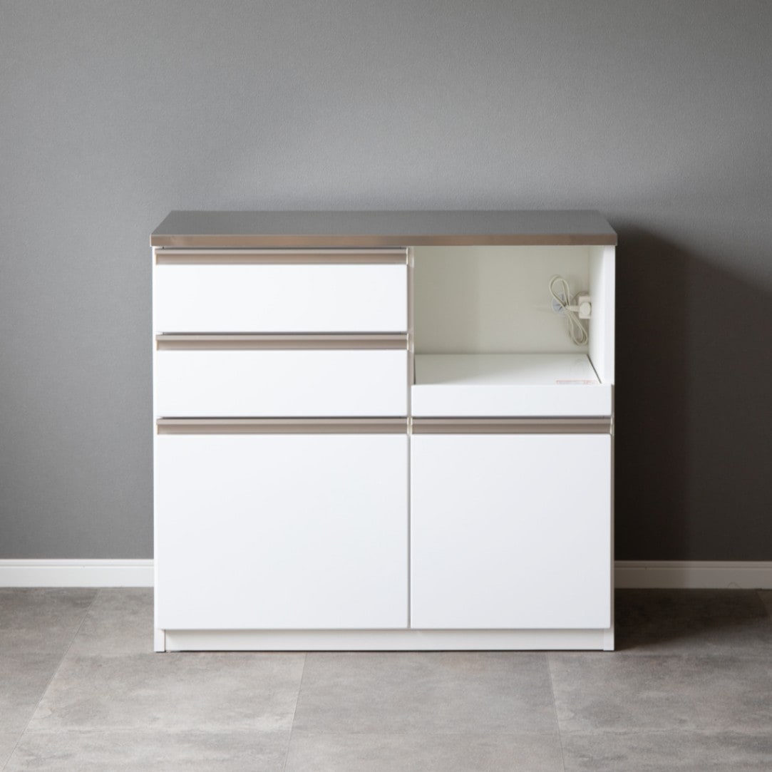 幅90］ ワーク ｜ ステンレス天板 キッチンカウンター 【在庫限り品】