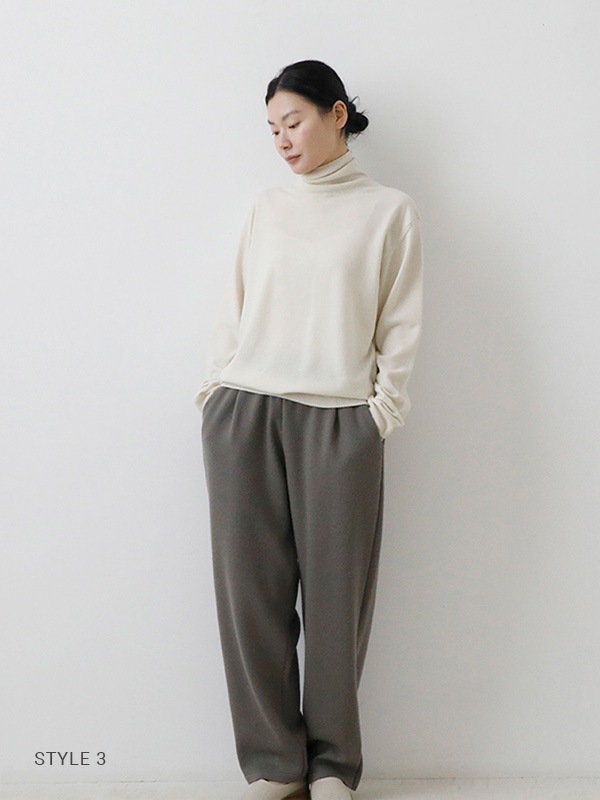 evam eva｜wool wide pants｜ladies',bottoms