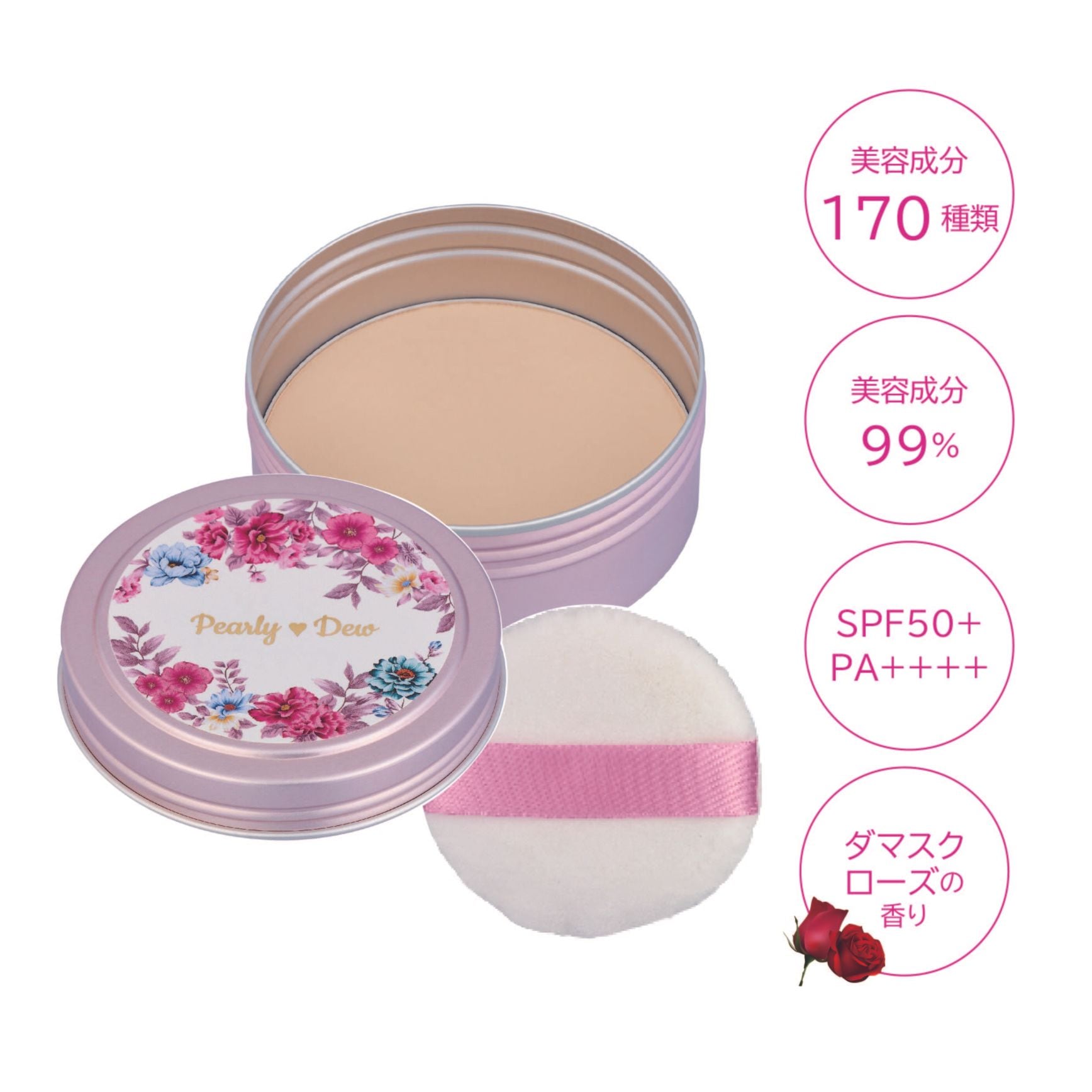 パーリー デュー さらさら美人 大人ベイビーパウダー トリートメントUV