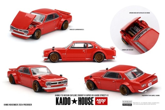 新品 KHMG175 TSM MINI-GT 1/64 日産 Nissan スカイライン 2000GT-R