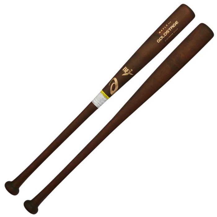 野球 アシックス ゴールドステージ 硬式 木製バット メイプル asics KM