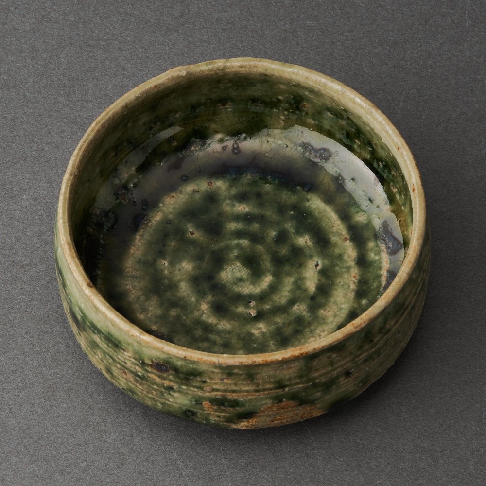 織部ぐい呑（岡部嶺男）Oribe Sake Cup（Mineo Okabe） | すべての商品