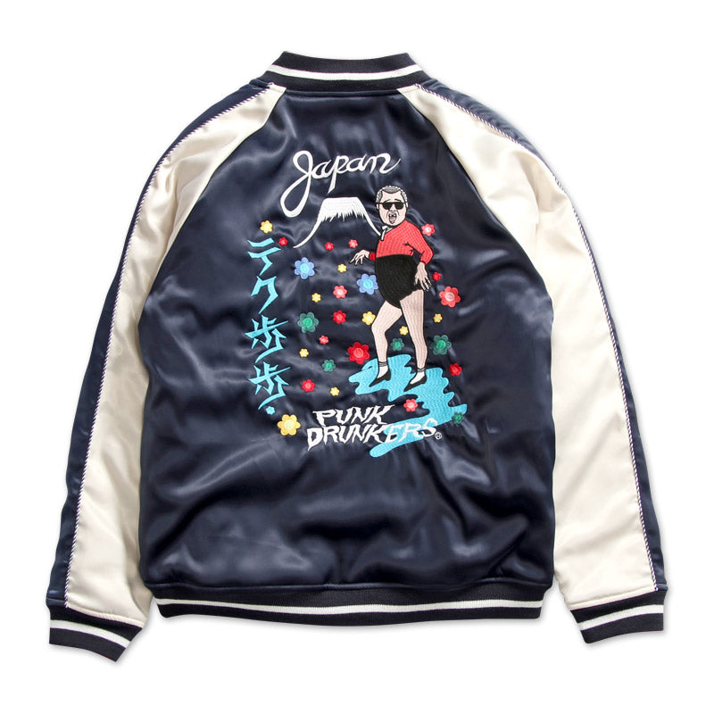 PDS×くっきー スカジャン ネイビーエンジ – FANY Mall