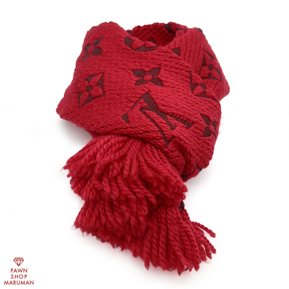 LOUIS VUITTON ルイ ヴィトン エシャルプ ロゴマニア マフラー M72432